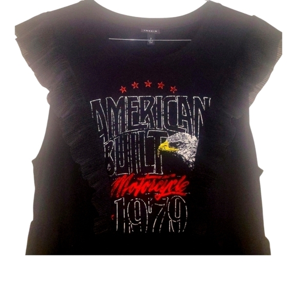 Torrid Women's Black Graphic Ruffled Trimmed T-shirt Dress Torrid Sz 2/18-20 - Picture 7 of 8